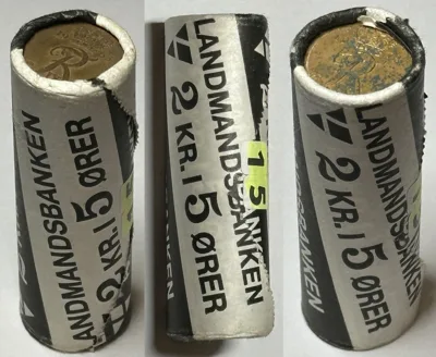 1963-1972 DENMARK Coin roll 40 x 5 Ore 1963-1972 FREDERIK IX UNC