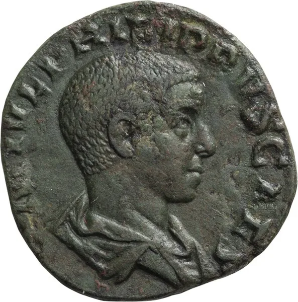 Philip II as Caesar. Sestertius
