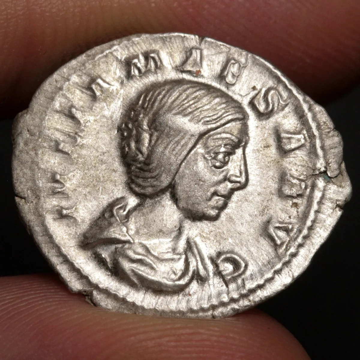 Julia Maesa Denarius 218AD Ancient Roman Empire Silver Coin - Pudicitia Reverse
