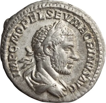 Macrinus. Denarius