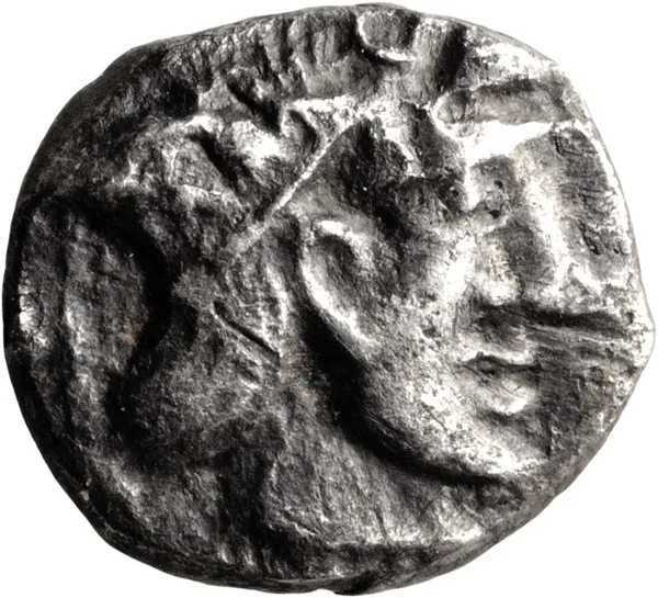 Judaea, Samaria. AR ma'ah-obol