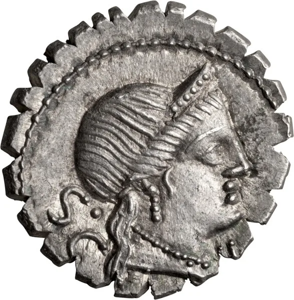 C. Naevius Balbus. Denarius