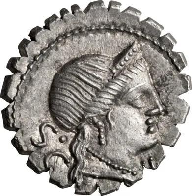 C. Naevius Balbus. Denarius