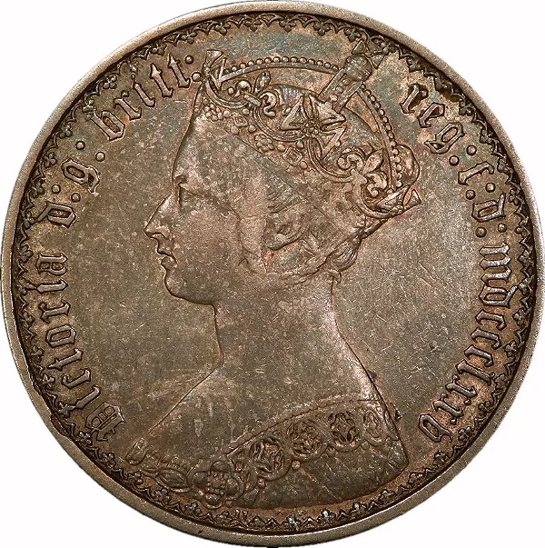Great Britain, Victoria, 1875, 1 Florin, EF