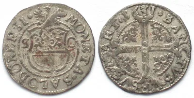 1631 Swiss SOLOTHURN Batzen 1631 billon AU!
