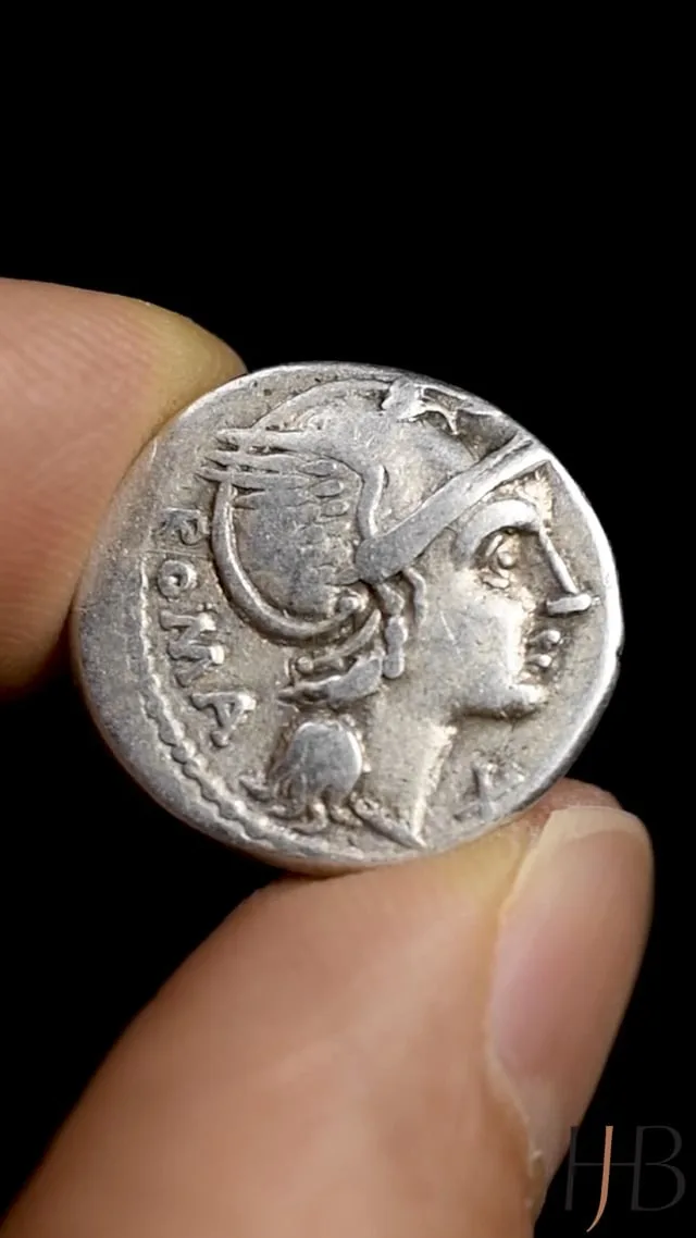 L. Flaminius Chilo. Denarius