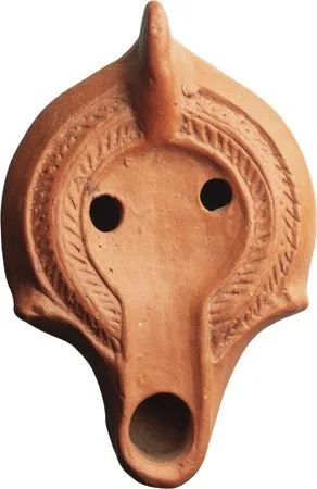 Roman North African Terracotta Oil Lamp