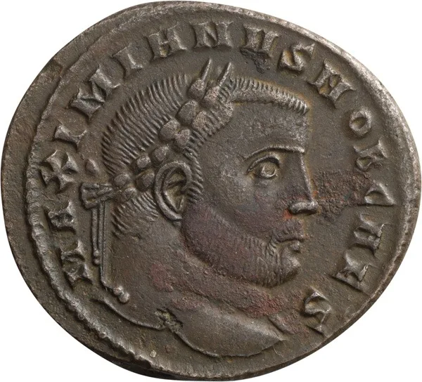Galerius as Caesar. Follis