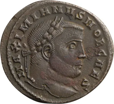 Galerius as Caesar. Follis