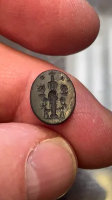 Roman Carnelian Intaglio of Artemis