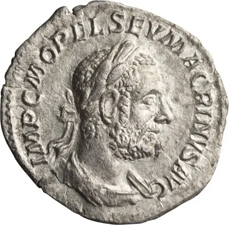 Macrinus. Denarius