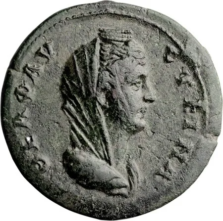 Faustina I, Diva. AE 31