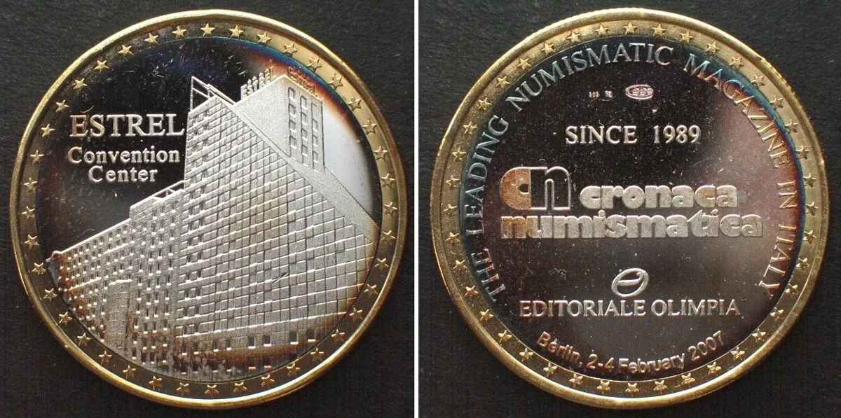 2007 CRONACA NUMISMATICA - WORLD MONEY FAIR 2007 ESTREL CONVENTION CENTER Prooflike