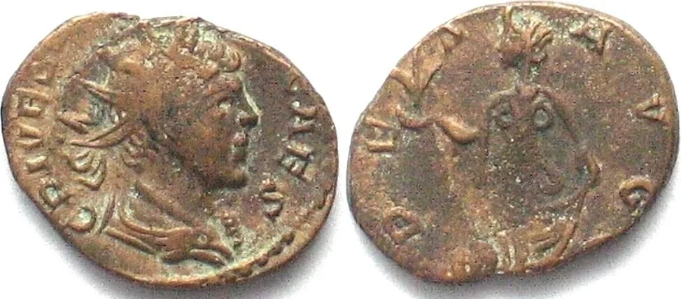 273 TETRICUS II (273-274 AD). AE Antoninianus 273, Cologne mint, Spes, VF VF+