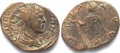 273 TETRICUS II (273-274 AD). AE Antoninianus 273, Cologne mint, Spes, VF VF+