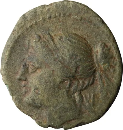 Bruttium, Brettian League. AE
