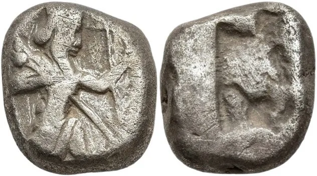 Persian Achaemenid Empire: Silver Siglos 485–420 BC – Graded