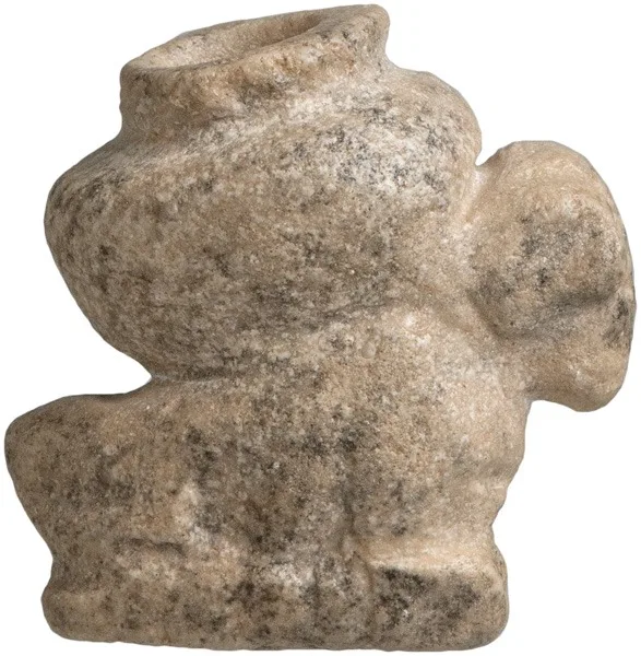 Sumerian Stone Bull Vessel