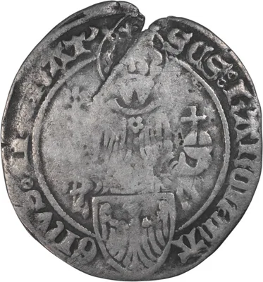 German States, Aachen, 1405, Groschen, F