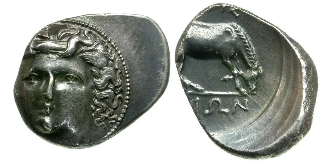 GREEK. Thessaly. B.C. 356-320. AR Drachm.