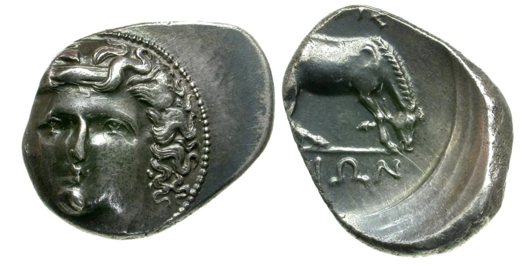 GREEK. Thessaly. B.C. 356-320. AR Drachm.