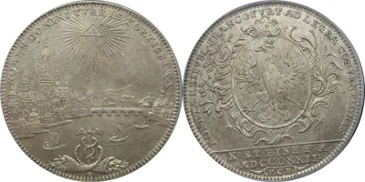 Thaler 1772-PCB City View MS 63