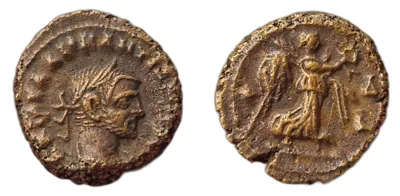Potin Tetradrachm - Diocletian - Alexandria - Nike Reverse
