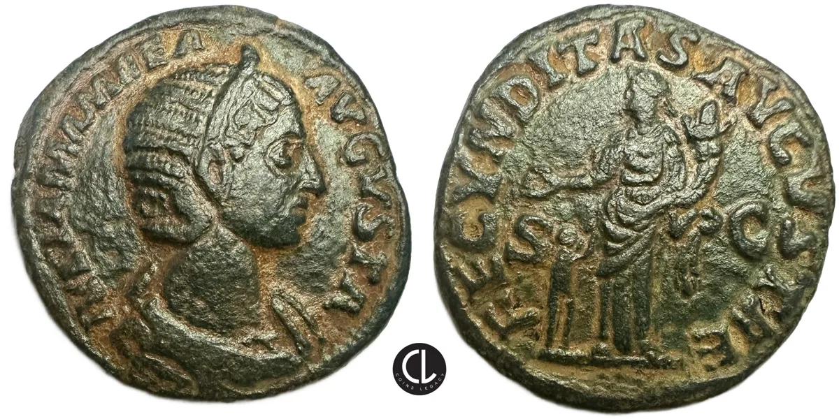 Julia Mamaea. Augusta, AE Sestertius, Rome Mint, AD 222-235