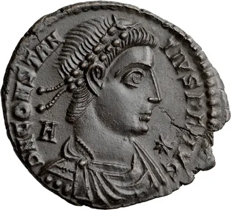 Issue of Vetranio, in name of Constantius II. Centenionalis