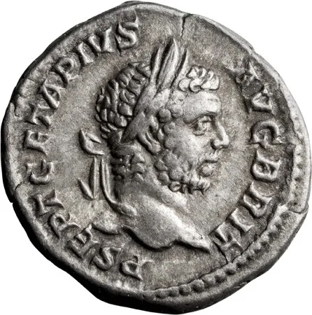 Geta as Augustus. Denarius