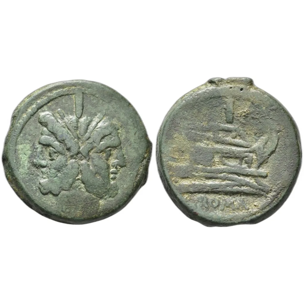 ANONYMOUS. As (169-158 BC). Roman Republic.