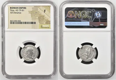 Denarius 79-81 AD Titus F