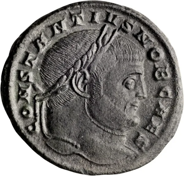 Constantius I as Caesar. Follis