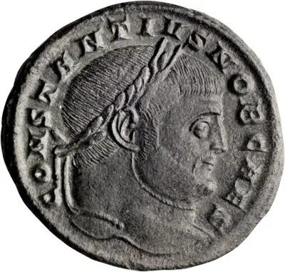 Constantius I as Caesar. Follis