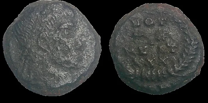 Valentinian II 378-383 AD, AE 11.6mm .71gm Nummus, Heraclea