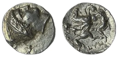 KINGS OF PAEONIA. Patraos, circa 335-315 BC Tetradrachm