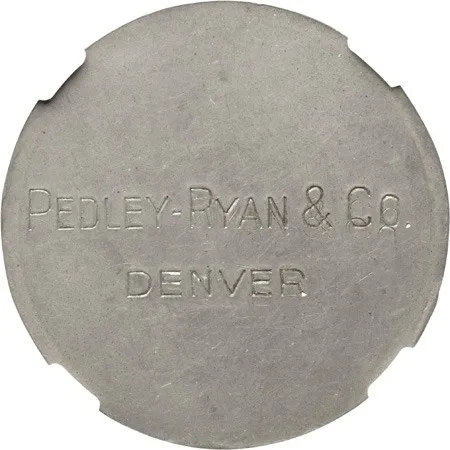 Exonumia, 1933, Pedley-Ryan (Type 4), Medal, MS62 , NGC