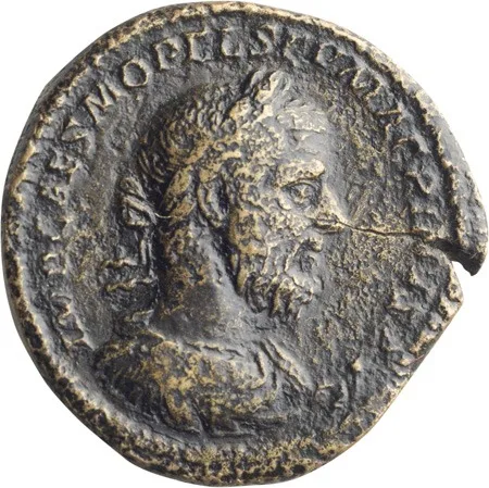 Macrinus. Sestertius