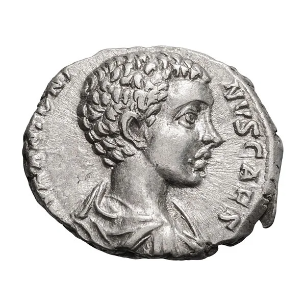 Caracalla as Caesar. Denarius