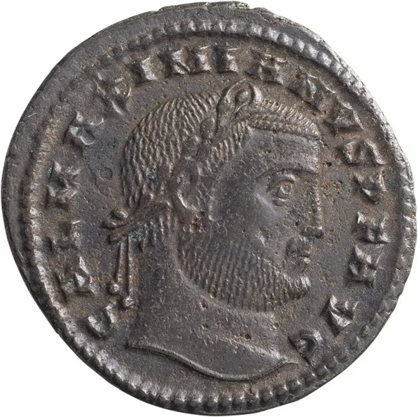 Galerius as Augustus. Follis