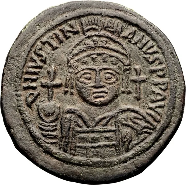 Justinian I. Follis