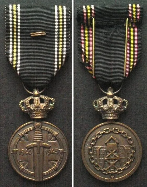 1946 BELGIUM. WWII Prisoners Medal, ca. 1946 UNC-