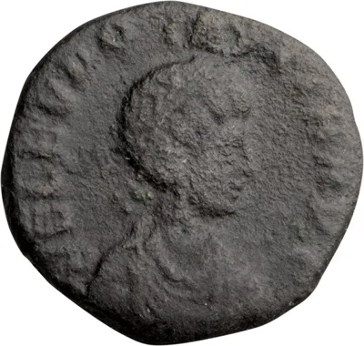 Aelia Eudoxia. AE 17