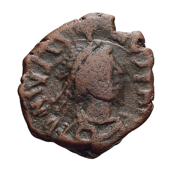 Justin I. Scarce Half-follis