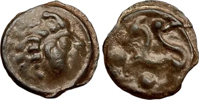 The Greek. Celtic. Gaul. Senones Æ Cast Potin (4.95gr).