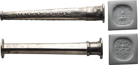 European Set of Silver Bodkin Holders