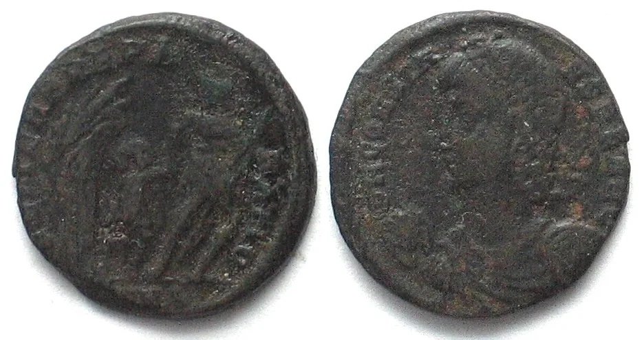 348-351 CONSTANS (333-350 AD). AE Follis, 348-351, SMNA, Nicomedia mint VF