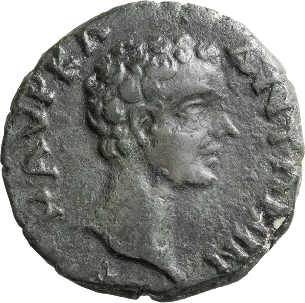 Caracalla as Caesar. AE 16