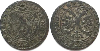 1623 Swiss BERN Batzen 1623 billon VF+