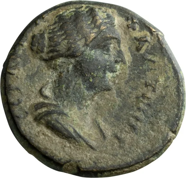 Faustina II, Lydia, Tabala, AE 17. AE 17